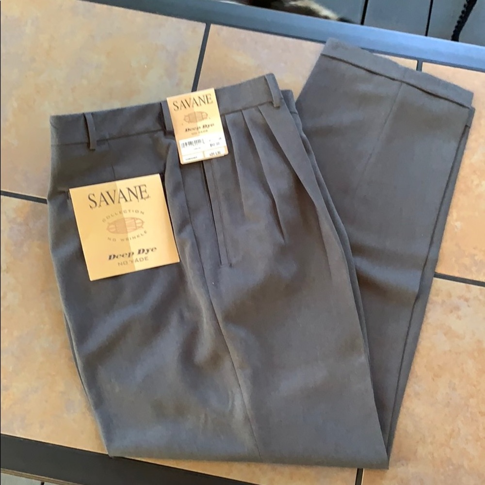 NWT Savane Collection No Wrinkle Mens Trousers